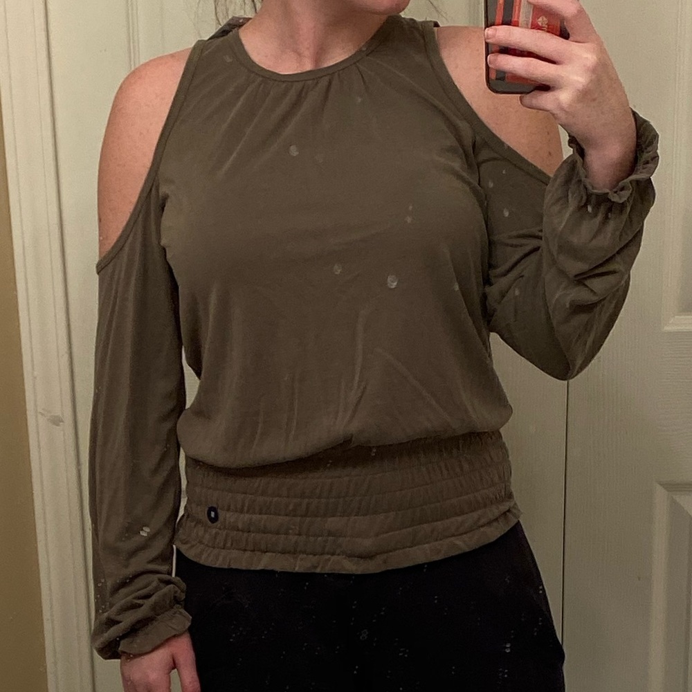 Off the shoulder shirt